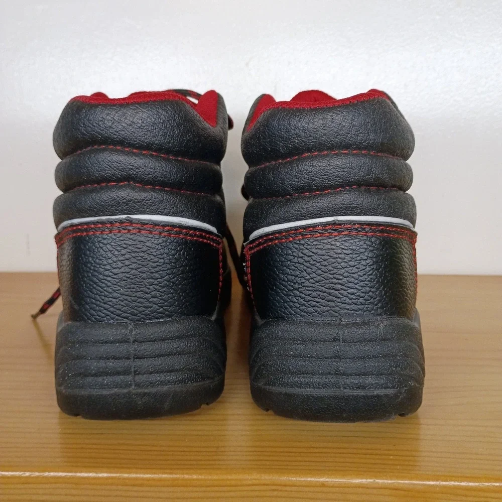 CJ WORK Women's Black Industrial Work Steel Toe FR Shoes Boots Eu Size 36 US 5.5
